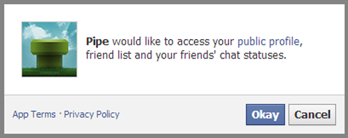 Chia se file bang Pipe facebook