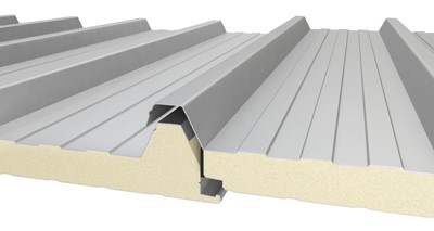 Tấm lợp 3 lớp PU cách nhiệt cán 06 sóng tôn dày 0.45mm