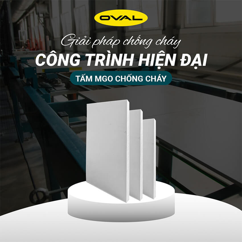 Tấm MGO chống cháy dày 12mm