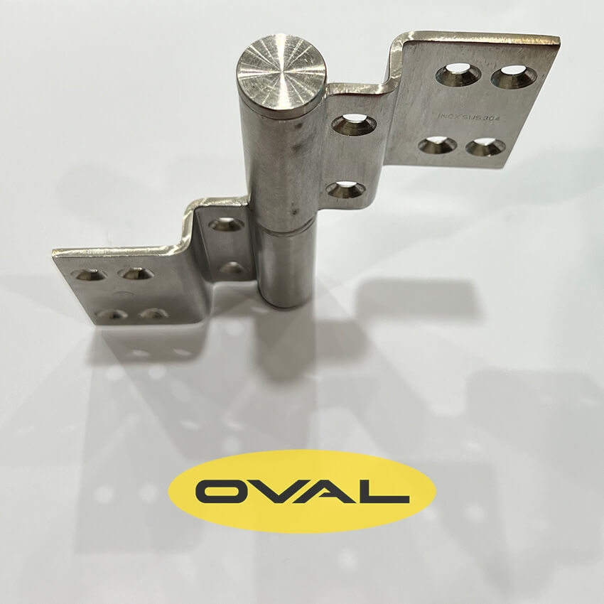 Bản lề Inox 304 - phụ kiện cửa Oval VN