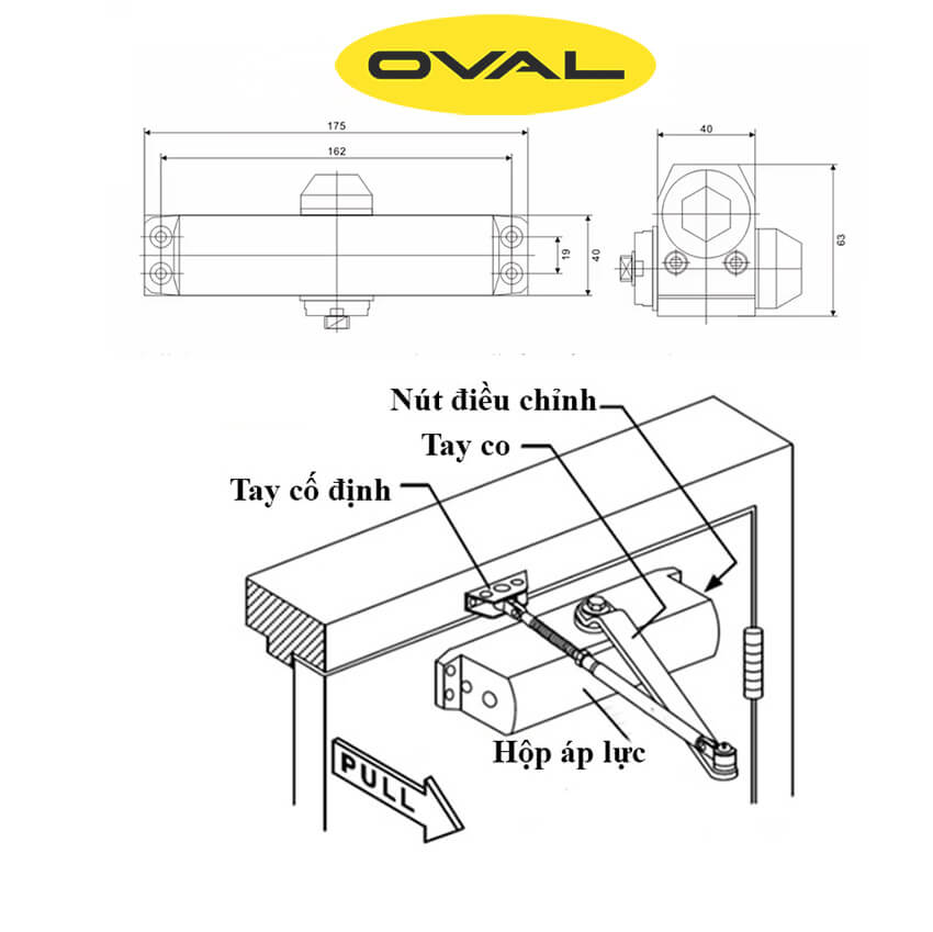 Tay co thủy lực DC-061F