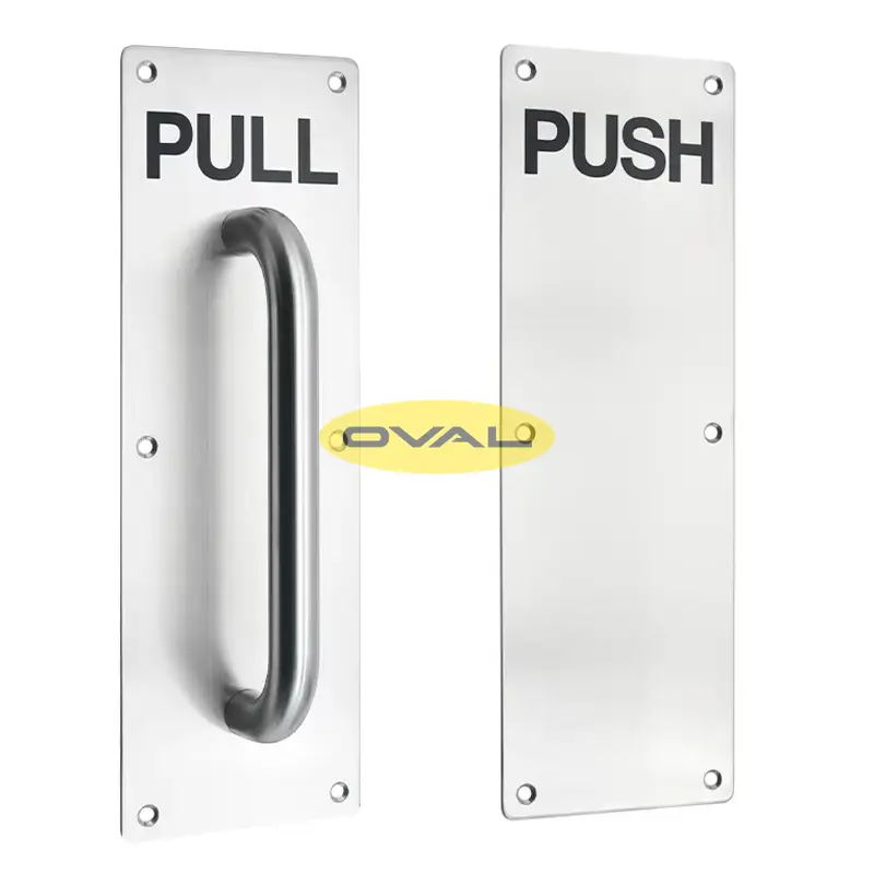 Tay nắm tay đẩy cửa PULL PUSH inox 304