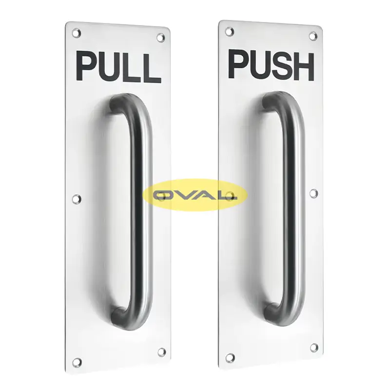Tay nắm tay đẩy cửa PULL PUSH inox 304