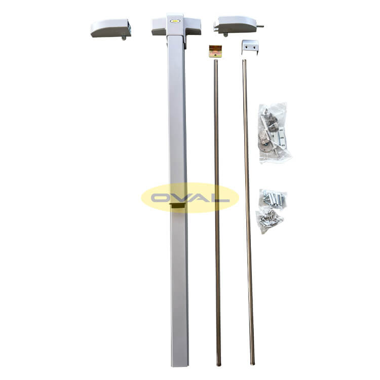 Thanh đẩy thoát hiểm đôi sơn tĩnh điện dài 1045mm
