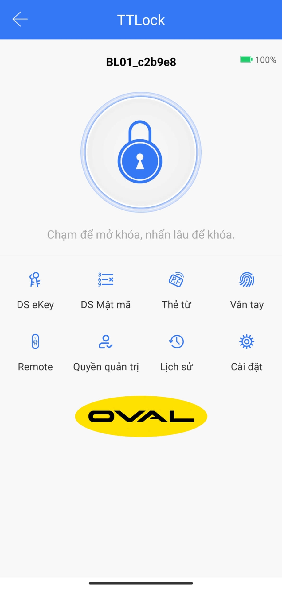 Chi tiết phần mềm của khoá cửa điện tử smartlock Chi tiết phần mềm của khoá cửa điện tử smartlock