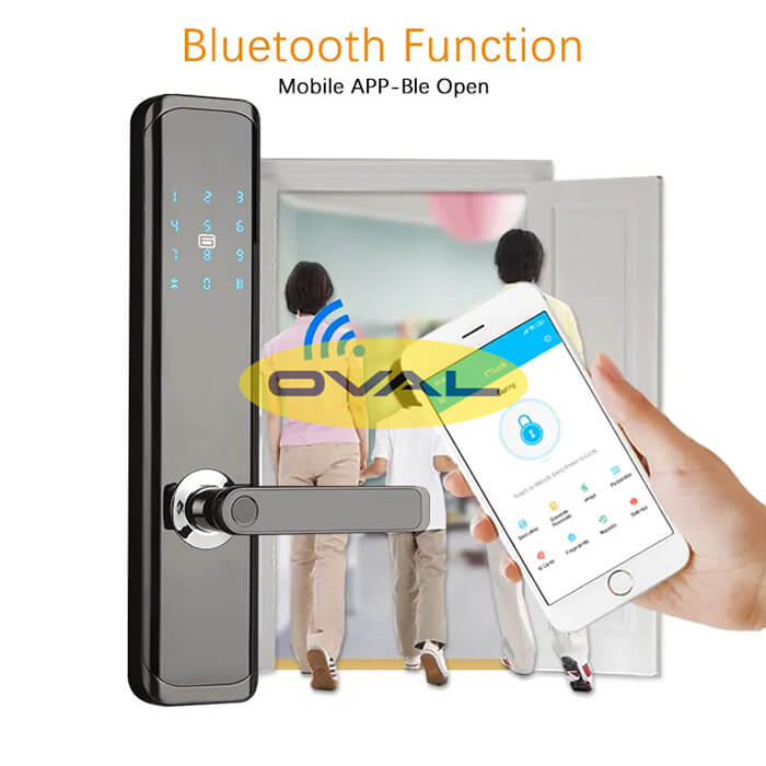 khoá smart Oval OV1821 có chức năng Bluetooth khoá thông minh Oval smart OV1821 có chức năng Bluetooth