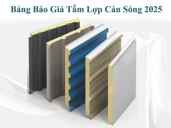Bảng báo giá tôn lợp cán sóng mới nhất 2025