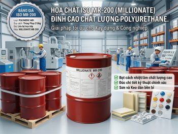 Ứng dụng của hóa chất Iso MR-200 trong thi công phun Foam cách nhiệt