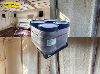 PU Foam từ Oval VN giải pháp chống dột, chống thấm và rỉ sét cho khoang tàu.