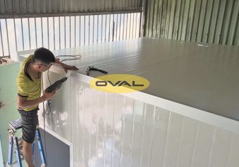 Thi công nhà lắp ghép bằng tấm Panel