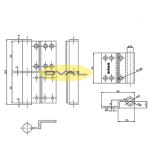 Bản lề Inox 304 - phụ kiện cửa Oval VN