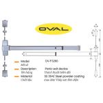 Thanh thoát hiểm đôi Inox dài 580mm