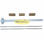 Thanh thoát hiểm đôi sơn tĩnh điện dài 580mm